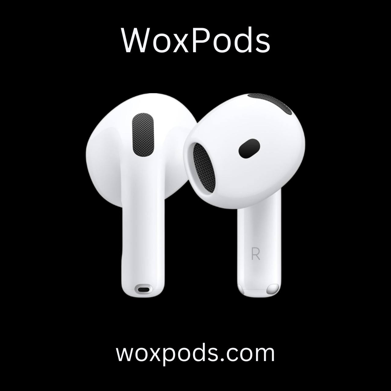 WoxPods 4 with ANC (USB-C) Bluetooth (White, True Wireless)