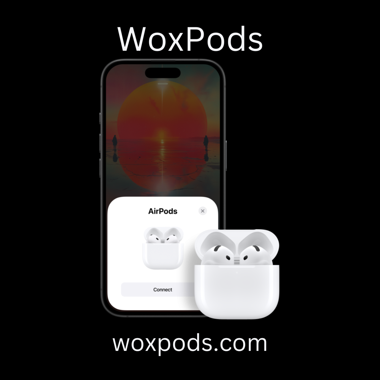 WoxPods 4 with ANC (USB-C) Bluetooth (White, True Wireless)